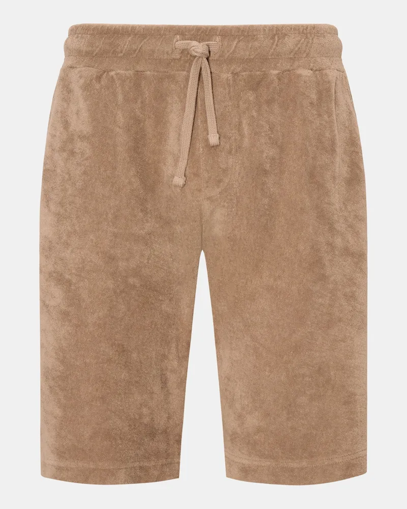 04651/ Herren - Frottee-Shorts 'Terry' taupe Taupe