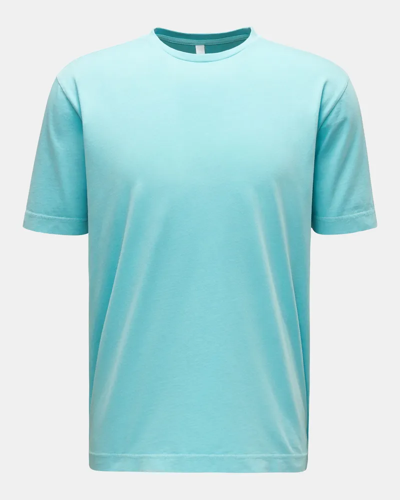 04651/ Herren - Rundhals-T-Shirt 'Jersey Tee' türkis Türkis