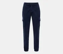Herren - Cord Cargo-Jogpants navy