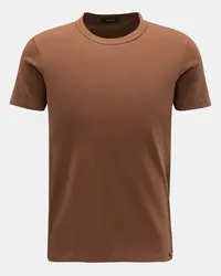 Tom Ford Rundhals-T-Shirt braun Braun