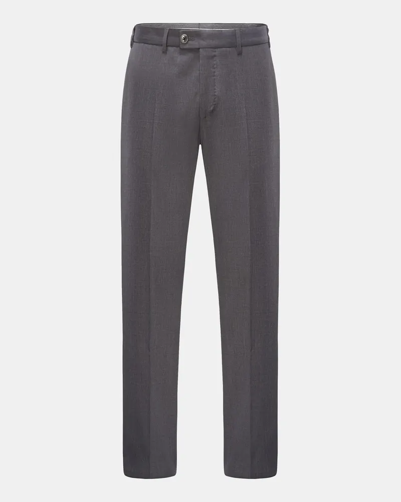 Hiltl Herren - Wollhose 'Piacenza' grau meliert Grau