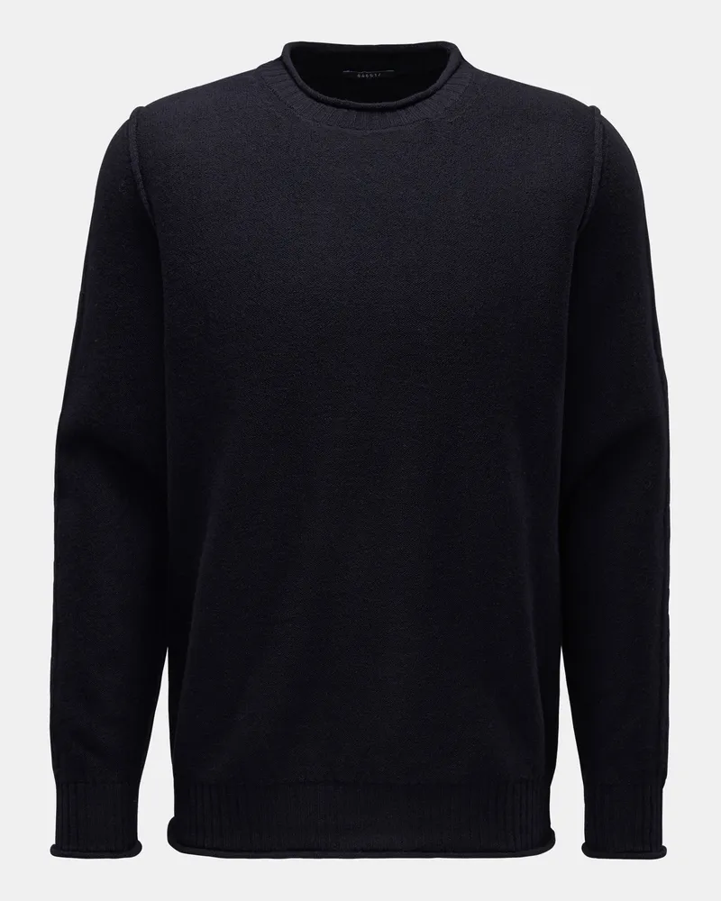 04651/ Herren - Rundhalspullover 'Boiled Crewneck' navy Navy