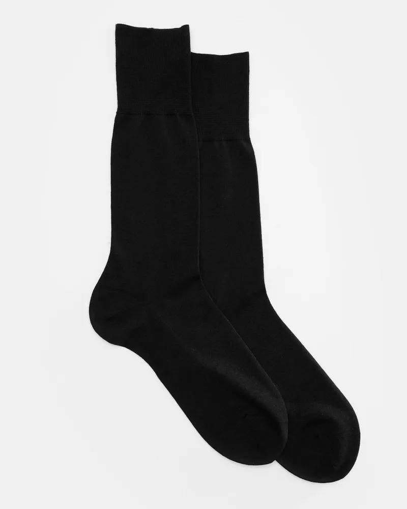 Falke Herren - Strumpf 'No. 6' schwarz Schwarz