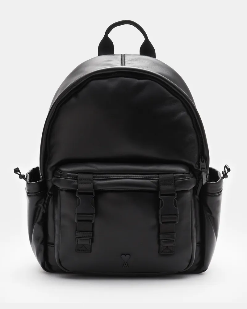 AMI Paris Herren - Rucksack schwarz Schwarz