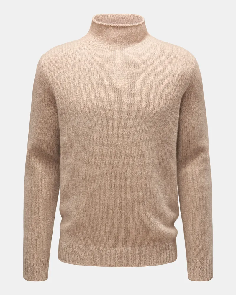 Fedeli Herren - Cashmere Pullover beige Beige