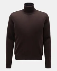 Eddy Monetti Rollkragenpullover 'Nirvana' dunkelbraun Dunkelbraun