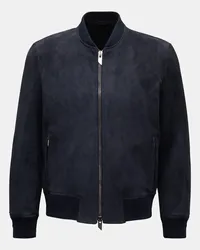 Salvatore Santoro Veloursleder-Blouson navy Navy