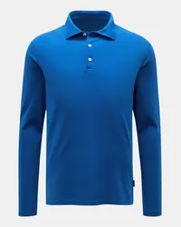 04651/ Longsleeve-Poloshirt 'Organic Polo LS' blau Blau