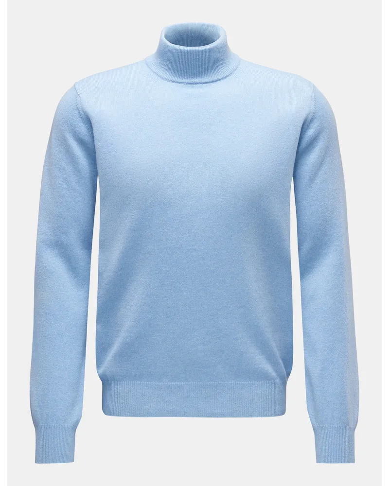 von BRAUN Cashmere Rollkragenpullover hellblau Hellblau