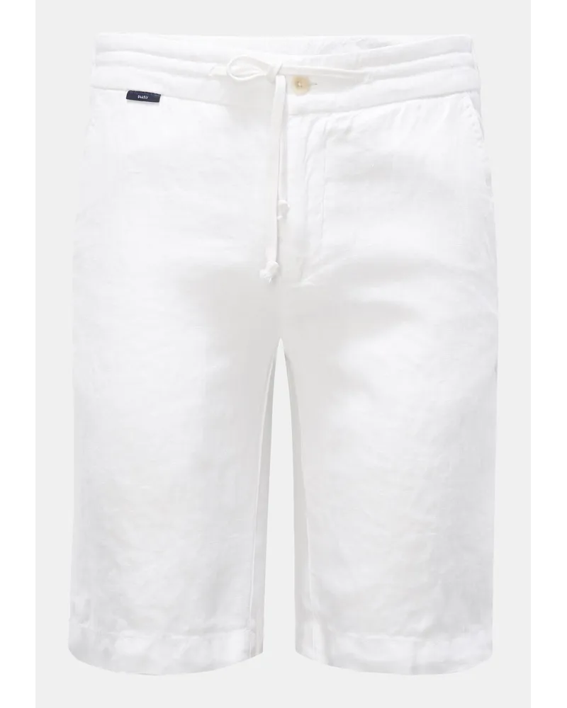 04651/ Leinen-Bermudas 'Linen Bermuda' weiß Weiß