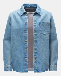 A.P.C. Jeans-Overshirt rauchblau Rauchblau