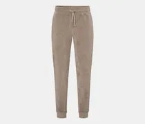 Herren - Frottee-Sweathose taupe