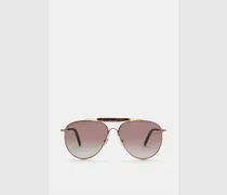 Herren - Sonnenbrille 'Rafael' gold/braun