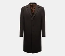 Herren - Cashmere Mantel 'Cuenea' braun/schwarz gemustert