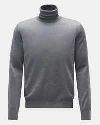 von BRAUN Merino Feinstrick-Rollkragenpullover grau Grau