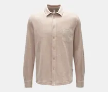 Herren - Fleece-Hemd 'Oyster' beige