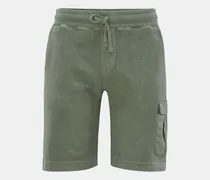 Herren - Fleece-Cargo-Shorts 'Oyster' oliv