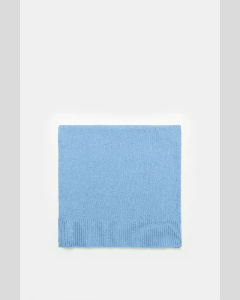 von BRAUN Herren - Cashmere Schal hellblau Hellblau