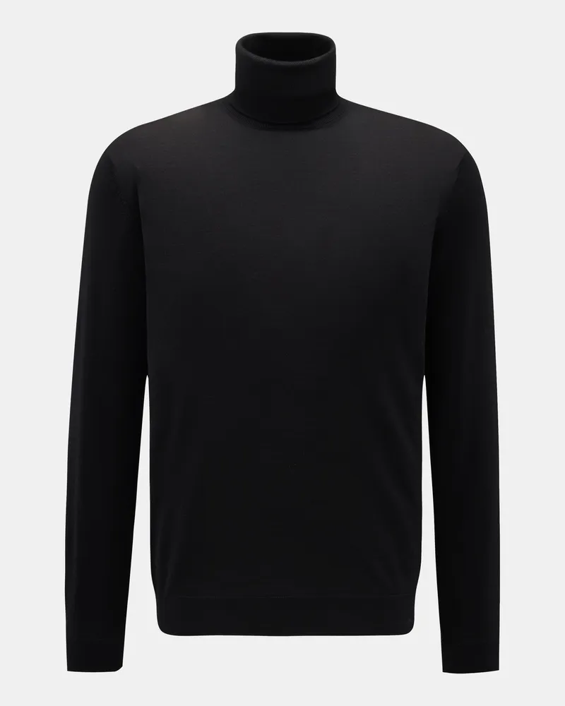 Filippo de Laurentiis Rollkragenpullover schwarz Schwarz