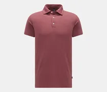 Herren - Jersey-Poloshirt bordeaux