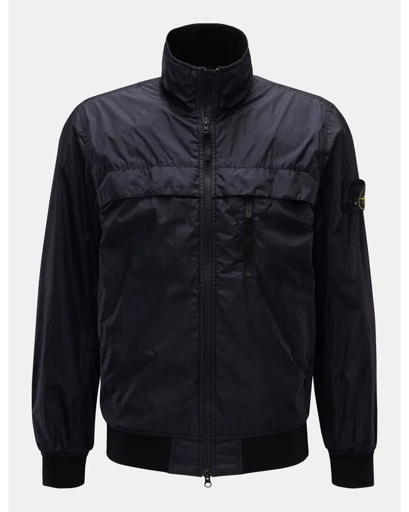 Stone Island Blouson 'Garment Dyed Crinkle Reps R-NY' navy Navy