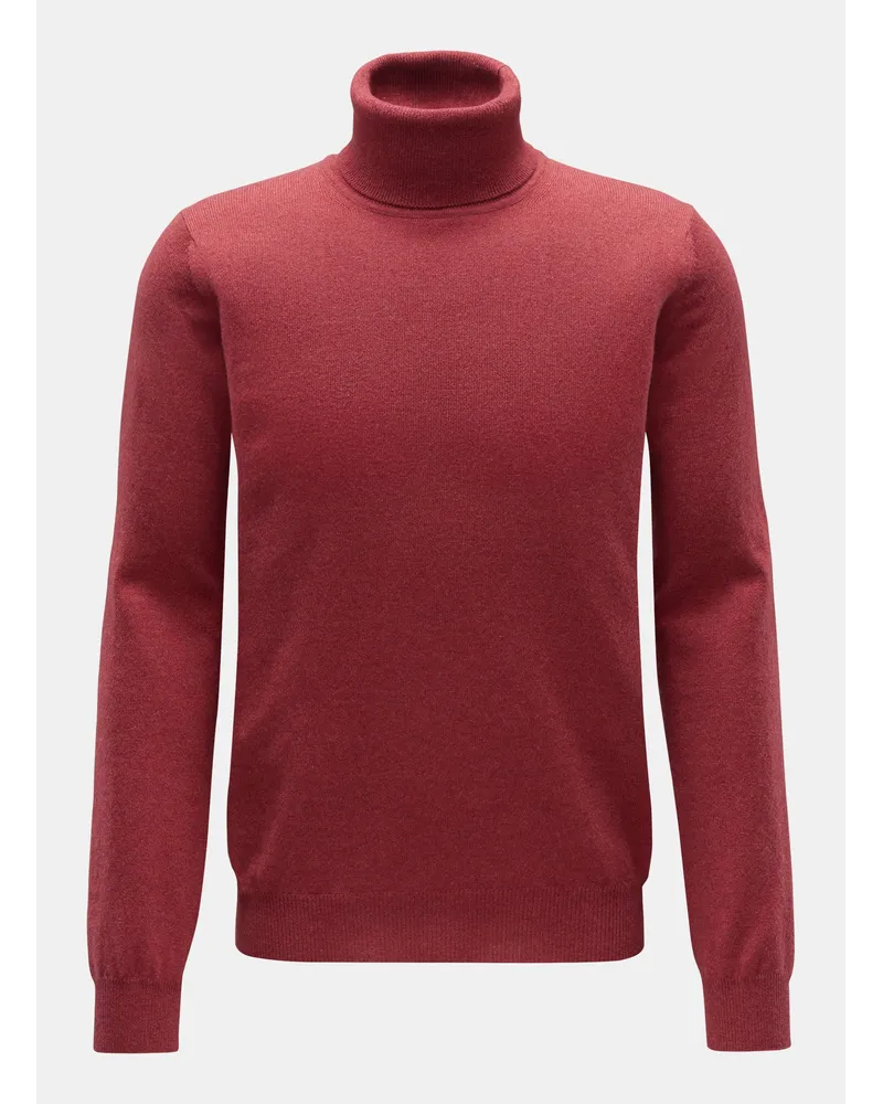 von BRAUN Cashmere Rollkragenpullover rot Rot