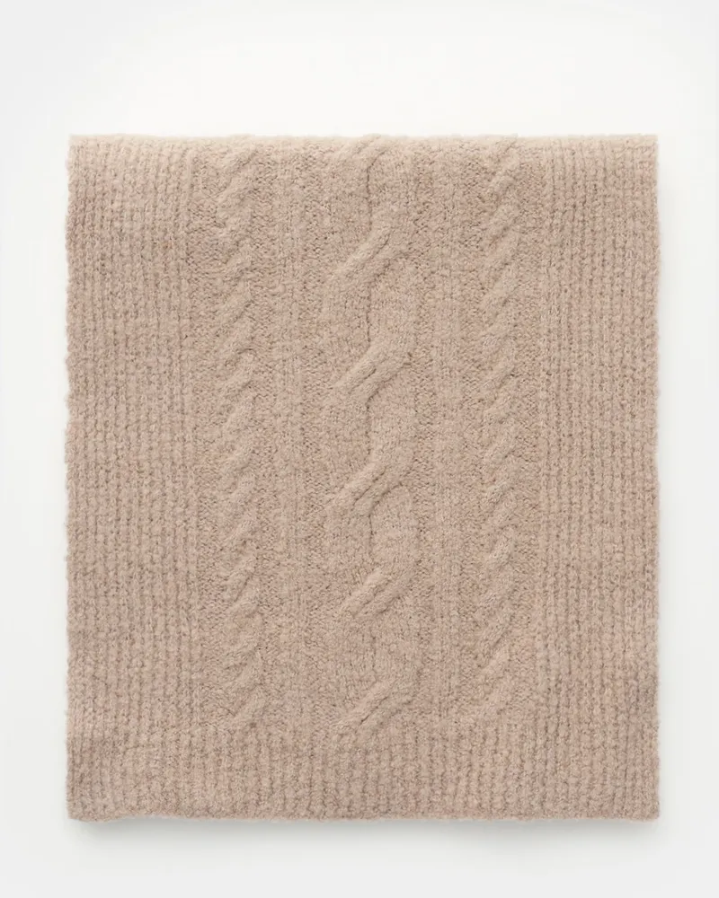 04651/ Herren - Schal 'Chunky Scarf' beige Beige