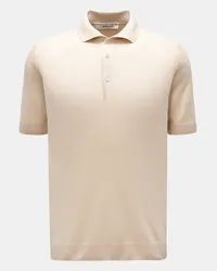 Filippo de Laurentiis Kurzarm-Strickpolo beige Beige