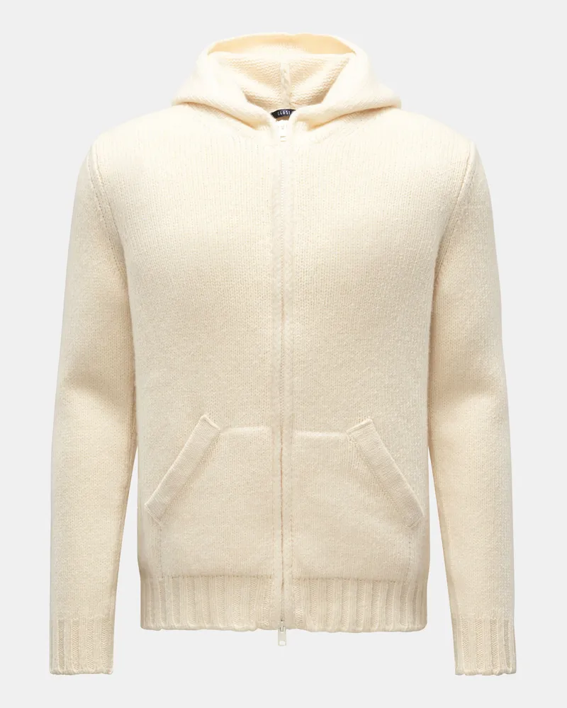 04651/ Herren - Strickjacke creme Creme