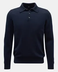 Fedeli Cashmere Strickpolo 'Sportman' navy Navy