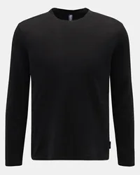 04651/ Leinen-Longsleeve schwarz Schwarz