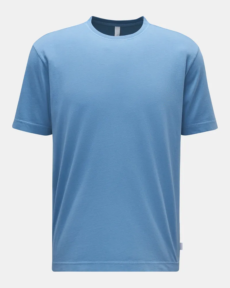 04651/ Herren - Rundhals-T-Shirt 'Oyster Jersey Tee' rauchblau Rauchblau