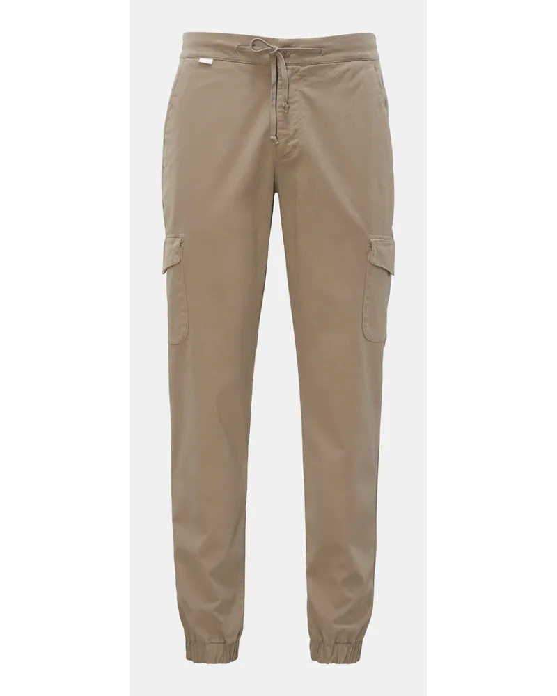 04651/ Cargo-Joggpants 'Twill Cargo' graubraun Graubraun