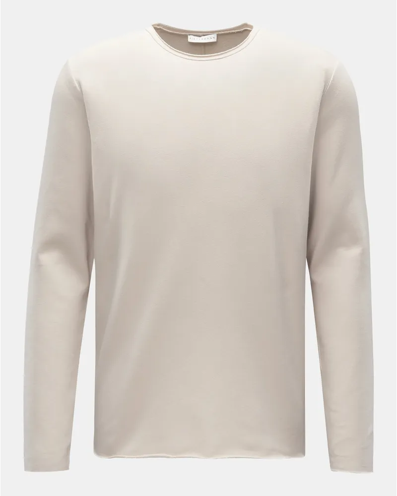 KIEFERMANN Rundhals-Longsleeve 'Nando' sand Sand