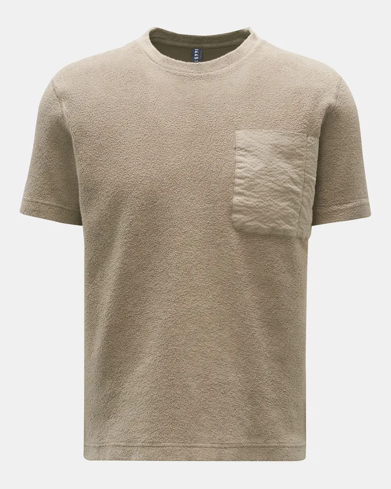 04651/ Herren - Rundhals-T-Shirt 'PF Tee' taupe Taupe