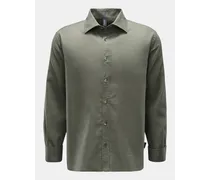 Casual Hemd 'Summer Shirt' Kent-Kragen oliv