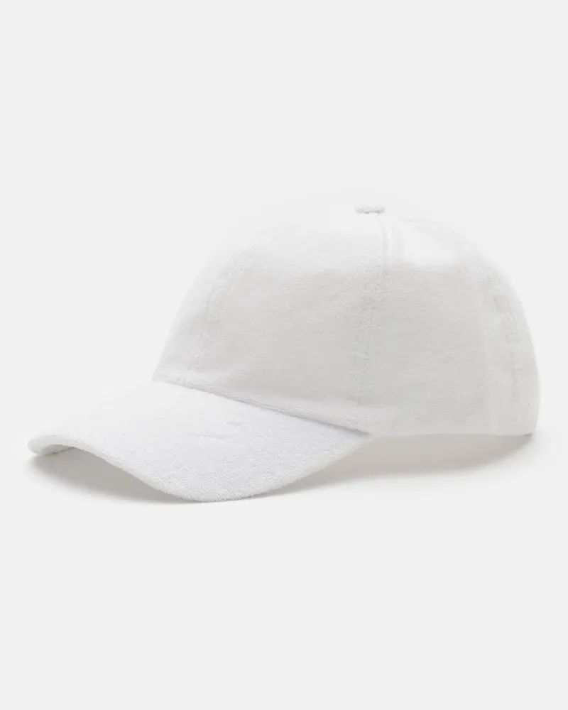 04651/ Herren - Frottee-Cap 'Terry Cap' weiß Weiß