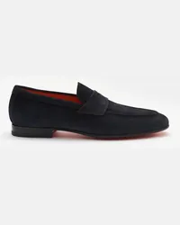 Santoni Penny Loafer navy Navy