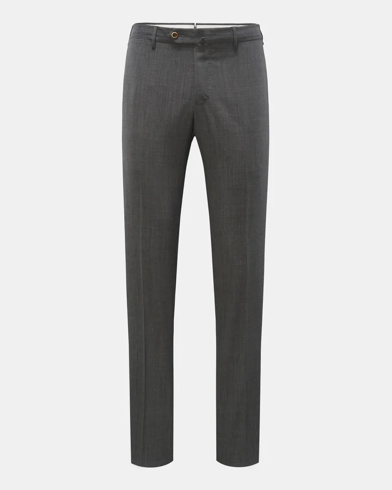 PT TORINO Herren - Wollhose 'Slim Fit' grau meliert Grau