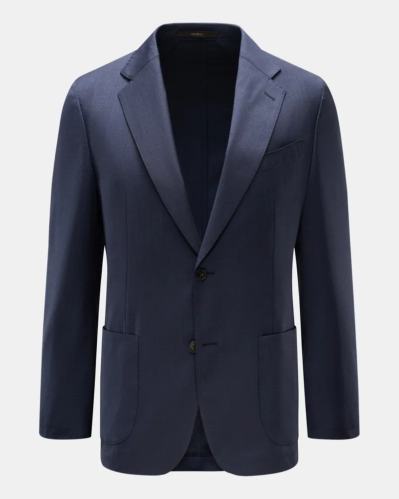 windsor. Herren - Sakko 'Travel' navy meliert Navy