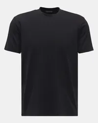 Tom Ford Rundhals-T-Shirt schwarz Schwarz