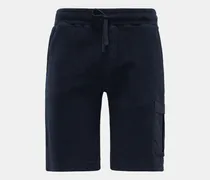 Herren - Fleece-Cargo-Shorts 'Oyster' navy