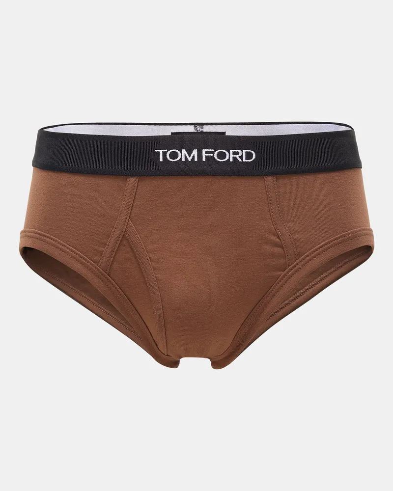 Tom Ford Herren - Sport Slip braun Braun