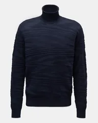 Missoni Feinstrick-Rollkragenpullover navy Navy