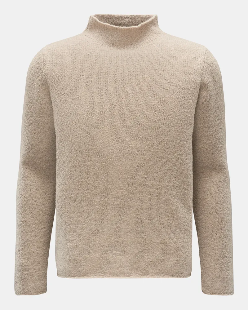 04651/ Herren - Rollkragenpullover 'Chunky' taupe Taupe