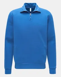 04651/ Sweat-Troyer 'Quarter Zip' blau Blau