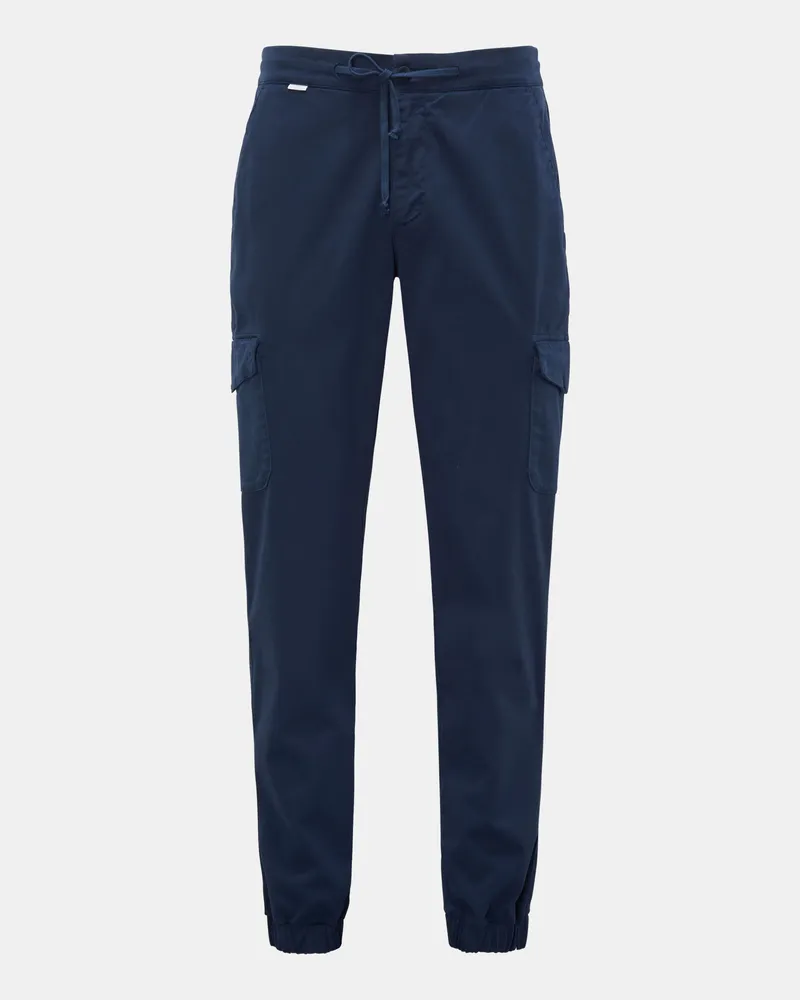 04651/ Herren - Cargo-Joggpants 'Twill Cargo' navy Navy