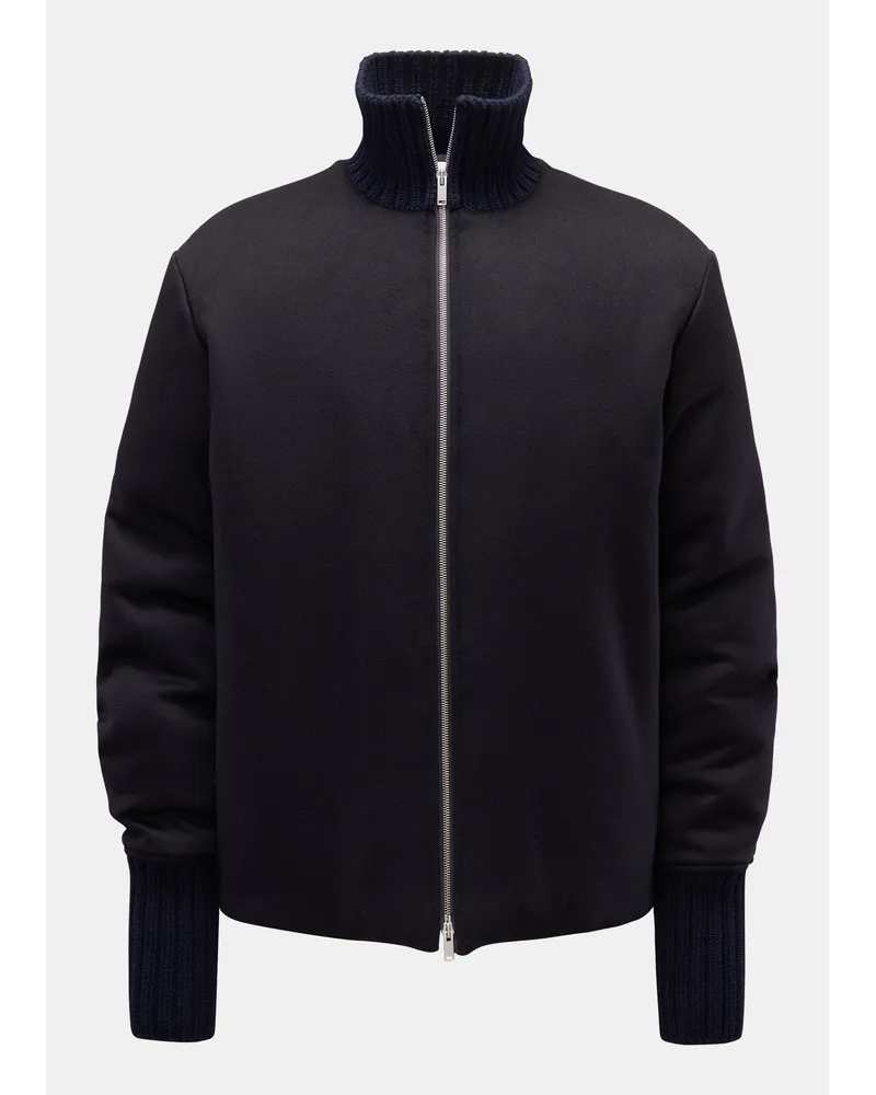 Jil Sander Cashmere Daunenjacke dark navy Dark