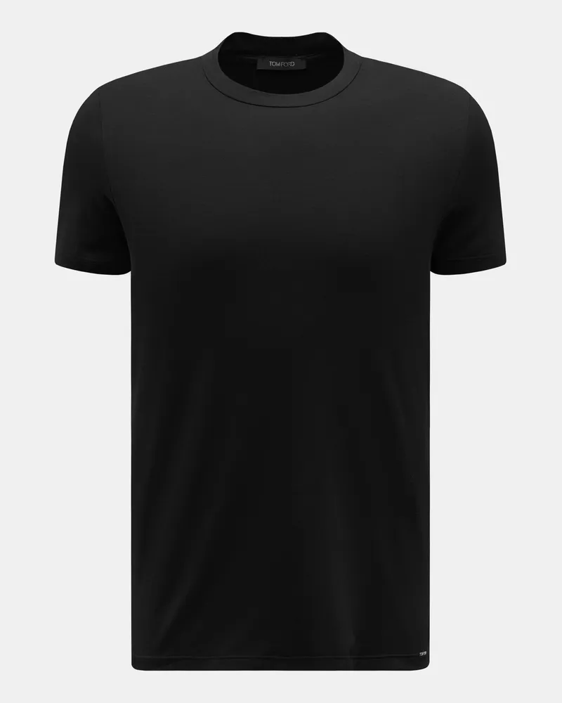Tom Ford Herren - Rundhals-Unterhemd schwarz Schwarz