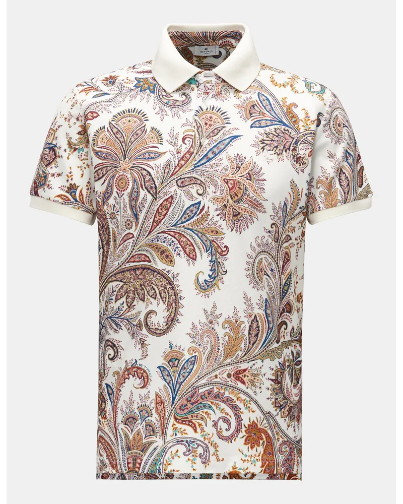 Etro Poloshirt weiß Weiß